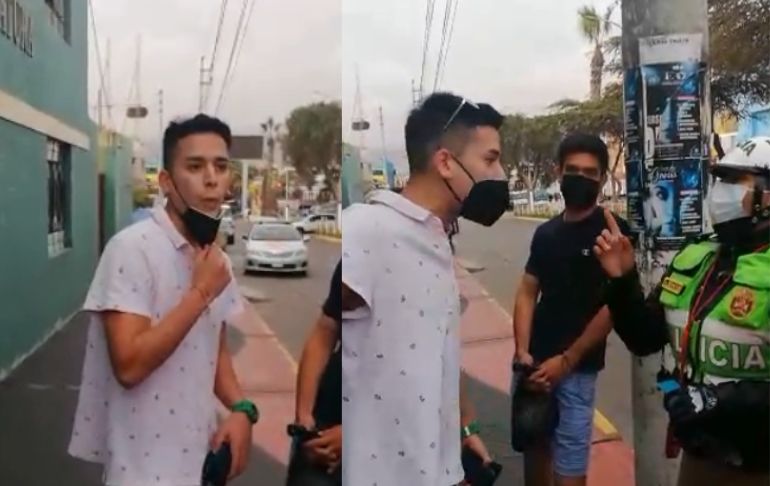 Portada: Ilo: Joven agrede a policía y sereno tras ser intervenido por no usar mascarilla: "¿Cuánto ganas? Tengo dinero, hago lo que quiera"| VIDEO