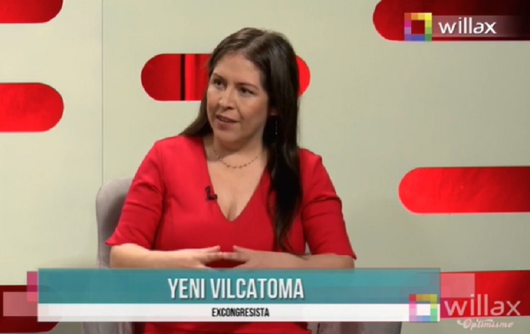 Portada: Yeni Vilcatoma: "Tengo información que va a propiciar la caída de Cerrón y la caída de Castillo"