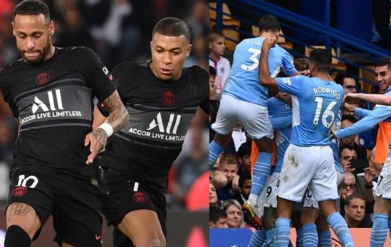 PSG vs Manchester City juegan mañana por la Champions League