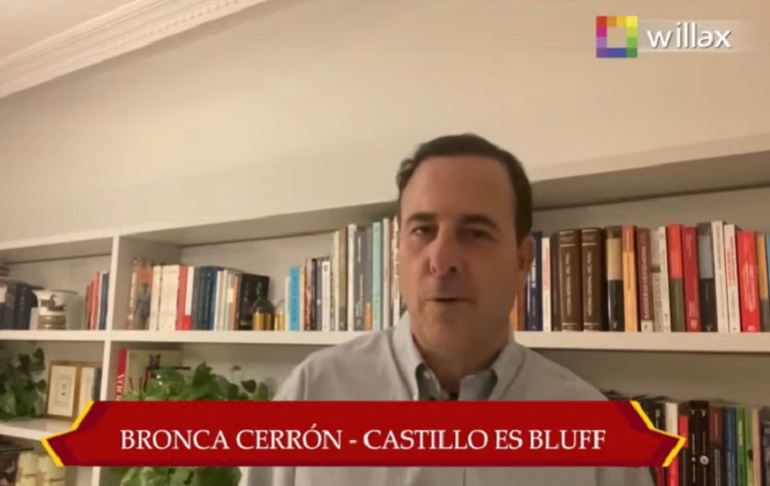 Aldo Mariátegui: "No creo que Vladimir Cerrón se haya peleado con Pedro Castillo"