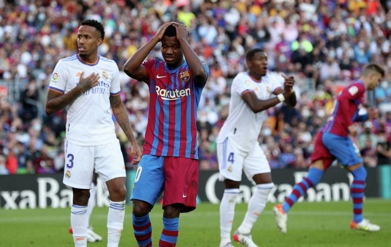 Barcelona cae de local 2-1 ante el Real Madrid, en el primer clásico sin Messi