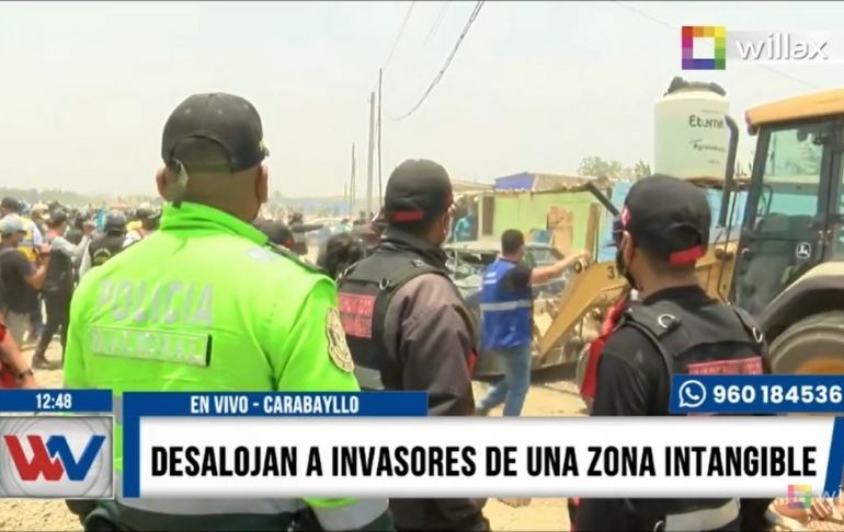 Carabayllo: Desalojan a invasores de una zona intangible
