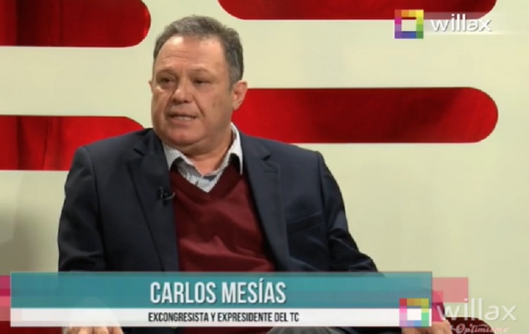 Portada: Carlos Mesía: Dudo mucho que Acción Popular y Alianza para el Progreso vayan a dar los votos para la censura