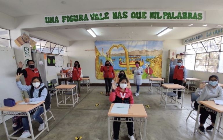 Breña: Colegio Micaela Bastidas es la cuarta institución pública en volver a clases semipresenciales