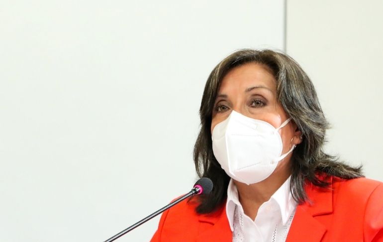 Dina Boluarte tras ser incluida en investigación por lavado de activos: Hay intereses políticos