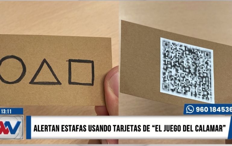 Portada: España: Alertan sobre modalidad de estafa virtual usando tarjetas de ‘El juego del calamar’
