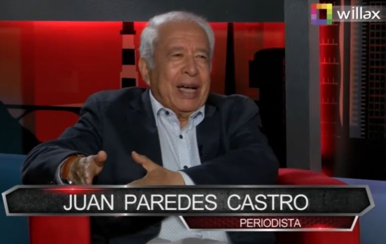 Juan Paredes Castro: "Pedro Castillo lo que menos hace es gobernar"
