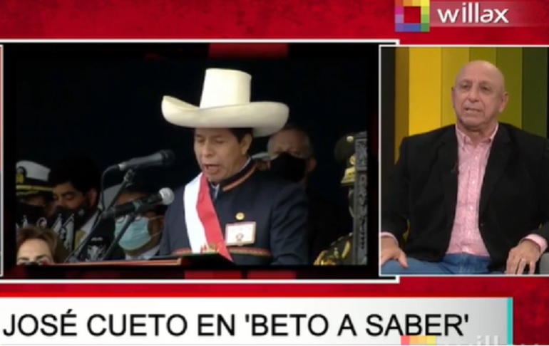 Portada: Almirante José Cueto: Evo Morales viene a promover y asesorar a congresistas radicales para sacar su ley de coca