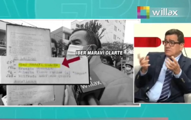 Portada: José Williams Zapata sobre interpelación del ministro de Trabajo: "Iber Maraví miente y también es cínico"