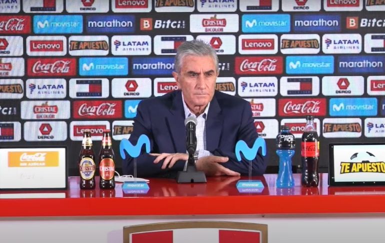 Mira la conferencia de Juan Carlos Oblitas tras los últimos partidos de las Eliminatorias