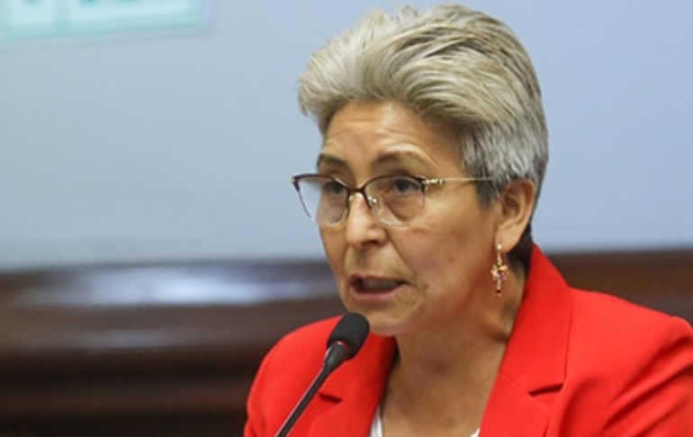 Congresista María Agüero (Perú Libre): "No le voy a dar el voto de confianza al Gabinete"