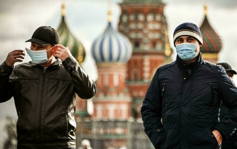 Moscú: Ordenan 11 días de vacaciones y el cierre de servicios no esenciales para frenar el avance de la covid-19