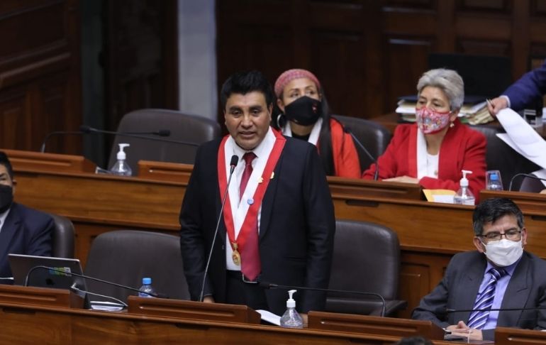 Congresista Zea, de Perú Libre, en contra de anuncio de Cerrón: "Ratifico mi respaldo a Pedro Castillo y al Gabinete de Mirtha Vásquez"