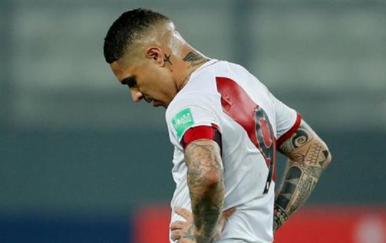 Paolo Guerrero quedó desconvocado para los partidos ante Bolivia y Argentina