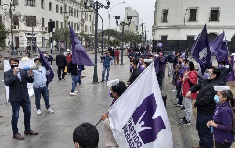 Portada: Partido Morado: JNE declaró fundada su apelación y podrán participar en las elecciones 2022