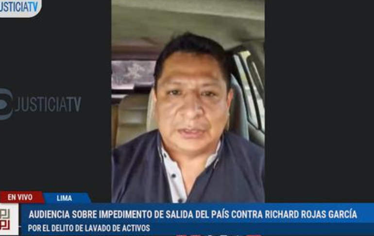 Portada: Fiscalía dice que designación de Richard Rojas como embajador en Venezuela es para "sustraerlo de la acción de la justicia"
