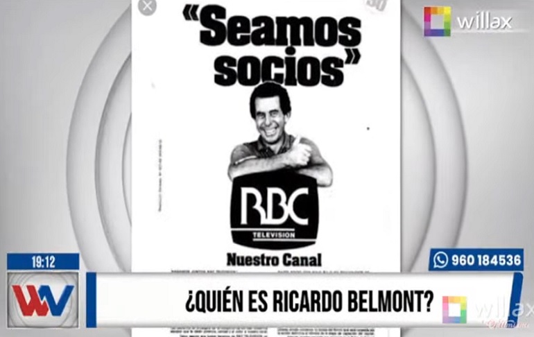 Portada: ¿Quién es Ricardo Belmont, el nuevo asesor del Despacho Presidencial?