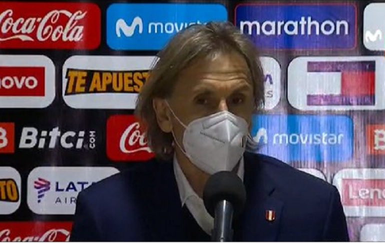 Ricardo Gareca tras derrota con Bolivia: "No tengo nada que reprochar, estoy seguro que vamos a pelear hasta el final"