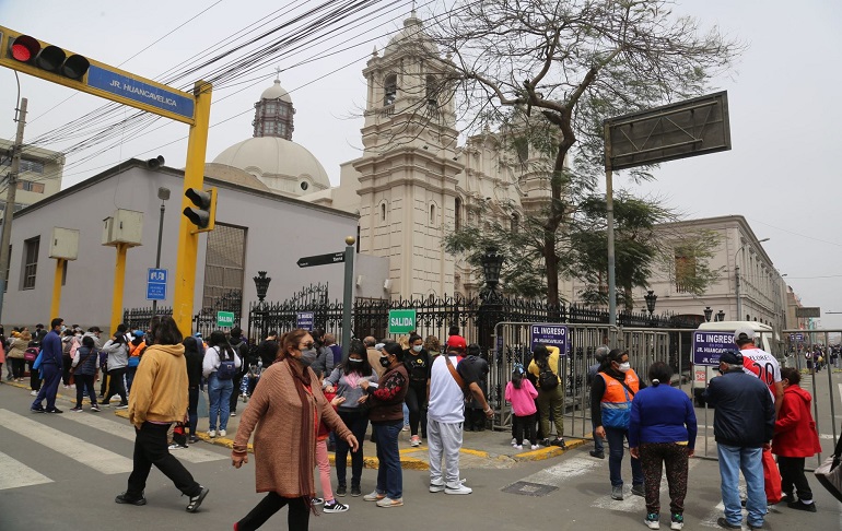 Señor de los Milagros: Devotos podrán vacunarse contra la COVID-19 en los exteriores de la Iglesia Las Nazarenas