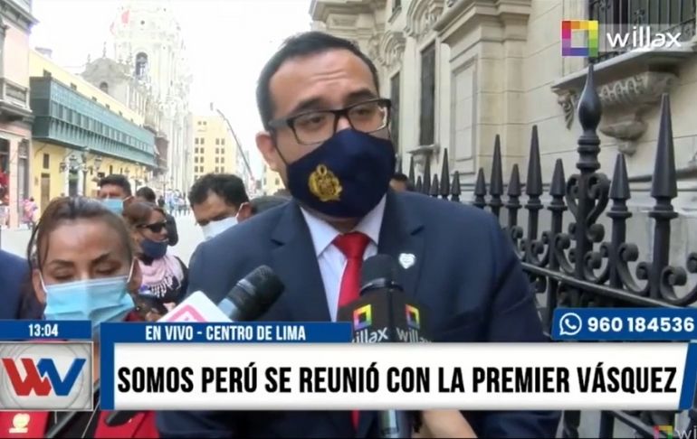 Portada: José Jeri tras reunión con Vásquez: "Hemos planteado no apostar por una asamblea constituyente"