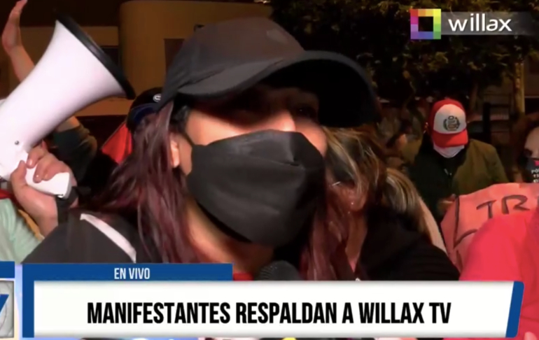 Portada: Ciudadanos expresan su respaldo a Willax Televisión