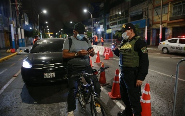 Portada: Toque de queda se mantendrá de 2 a 4 a.m. en Lima Metropolitana y Callao