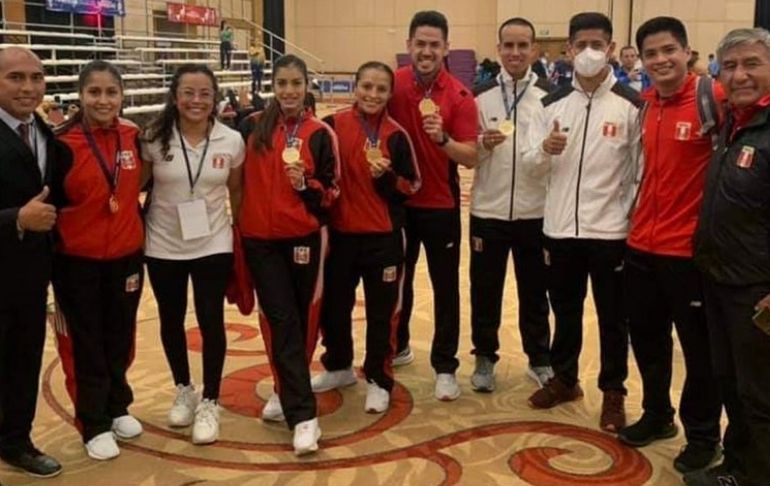 Karatecas peruanos se coronaron campeones de América en Uruguay