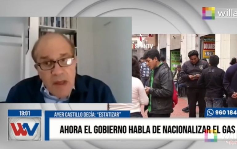 Economista Alejandro Indacochea advierte que discurso de "nacionalizar" y "estatizar" pueden reavivar las preocupaciones de los inversionistas