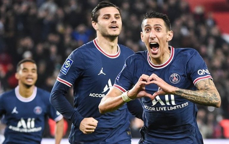 Ligue 1 de Francia: Con un gol agónico de Di María, PSG venció 2-1 al Lille [VIDEO]