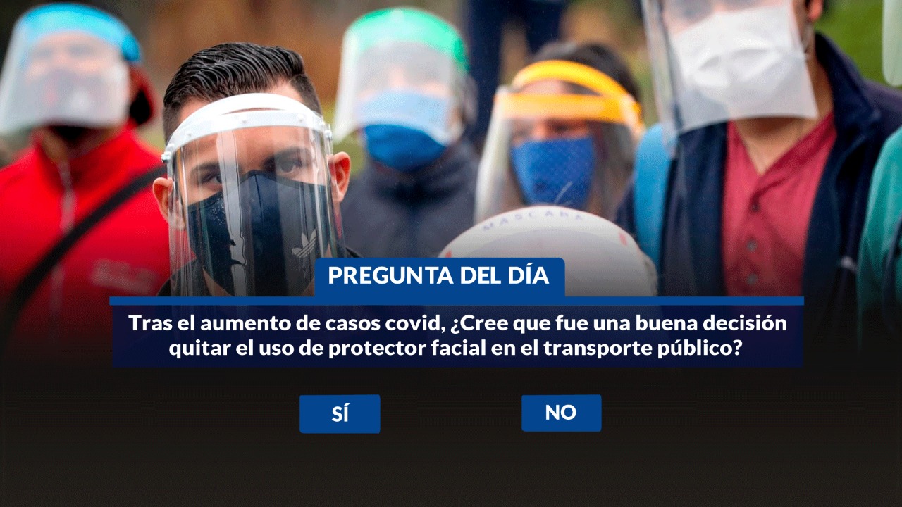 Portada: Encuesta Willax: Tras el aumento de casos covid, ¿cree que fue una buena decisión quitar el uso de protector facial en el transporte público?