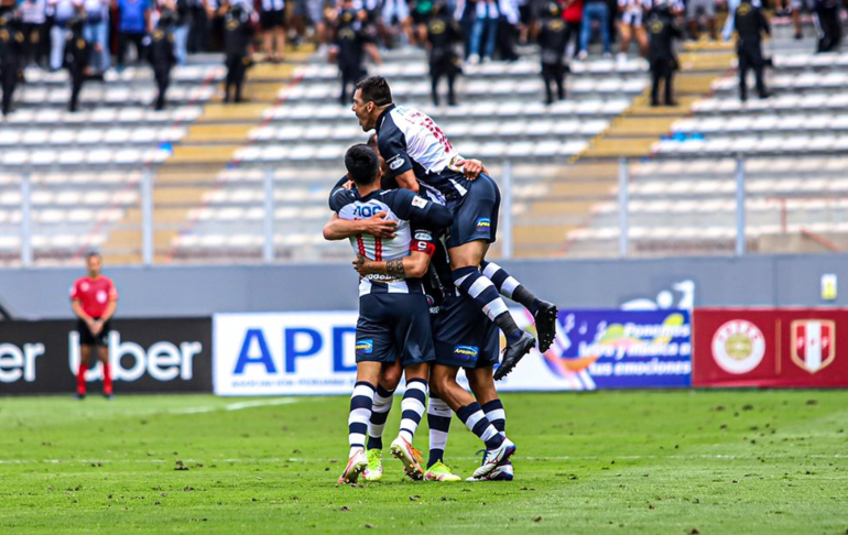 Portada: Alianza Lima ganó 1 a 0 a Sporting Cristal por el primer partido de la final de la Liga 1