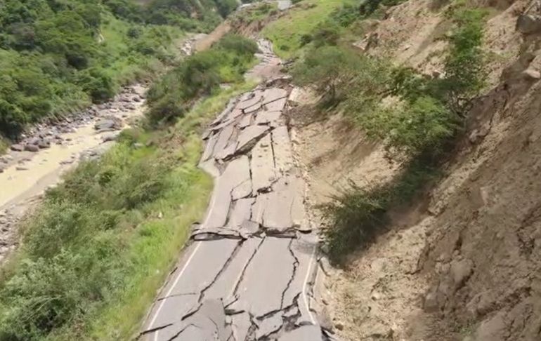 Terremoto en Amazonas: equipo periodístico de Willax TV reporta daños en carretera Fernando Belaúnde Terry | VIDEO