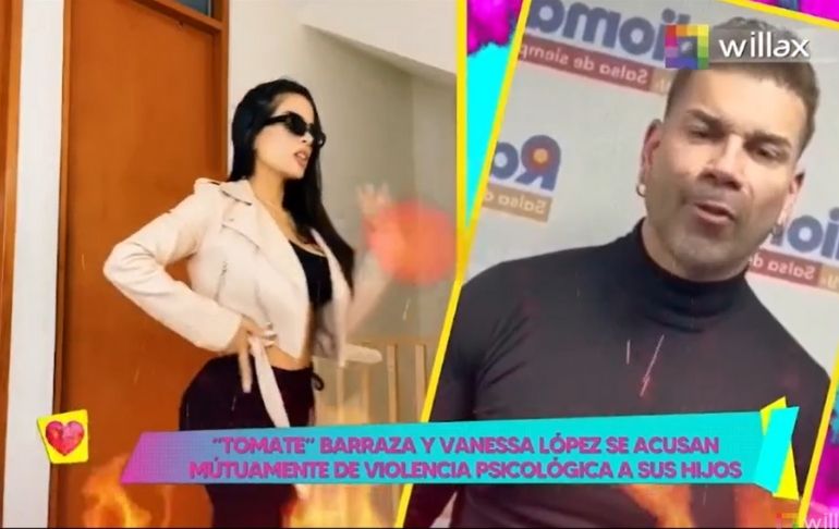 Portada: Tomate Barraza y Vanessa López se denunciarán por violencia psicológica