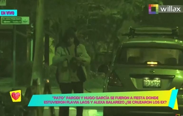 Pato Parodi y Hugo García acuden a la misma fiesta que Flavia Laos y Alexa Balarezo