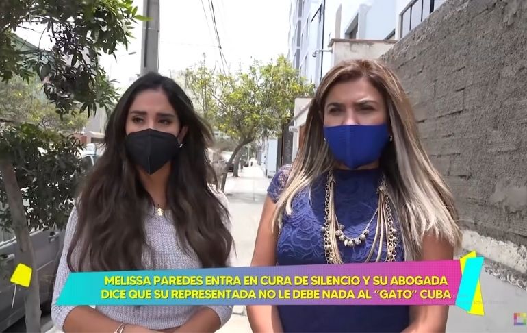 Abogada de Melissa Paredes fue suspendida un año por el CAL debido a conducta antiética