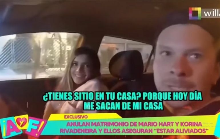 Portada: Mario y Korina tras la anulación de su matrimonio: "Ahora haremos una fiesta más grande"