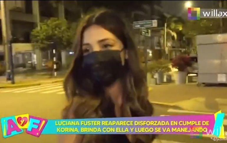 La reacción de Luciana Fuster cuando le preguntan por su relación con Patricio Parodi