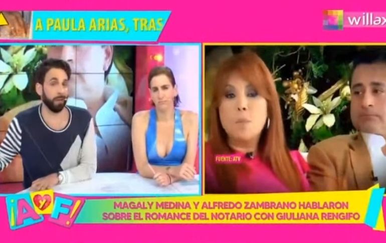 Rodrigo a Zambrano: “Si pensabas que Magaly era el amor de tu vida, no te hubieras metido con la Rengifo”