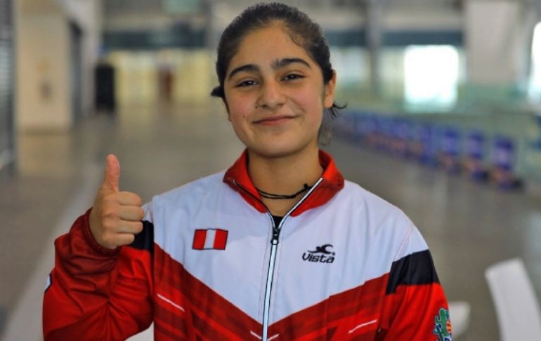 ¡Orgullo peruano! Ana Ricci gana medalla de oro en el Sudamericano Juvenil de Deportes acuáticos