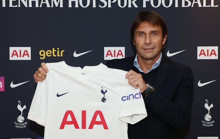 Portada: Conte tras su llegada al Tottenham: "Ser entrenador de este equipo es un orgullo"