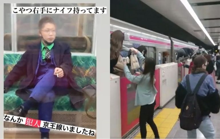 Tokio: Atacante de tren vestido de Joker quería ser condenado a muerte 