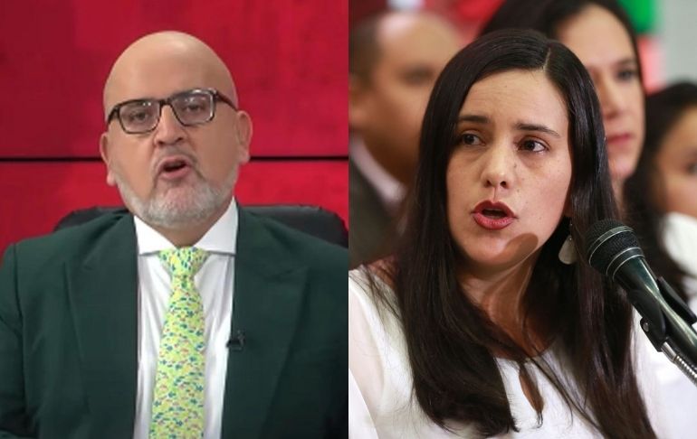 Beto Ortiz sobre Verónika Mendoza: "Cuando es la que vaca es democracia, cuando es otro, golpismo"