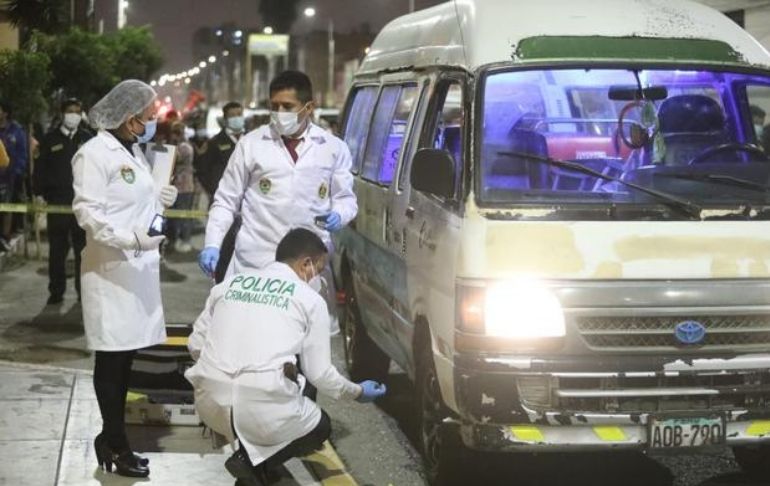 Callao: Asesinan de tres balazos a joven vendedor de golosinas dentro de una combi