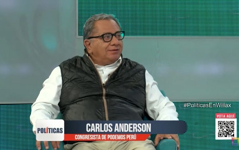 Anderson sobre Castillo: Se tiene que dar cuenta que no es el rey del Perú y que en una democracia existen límites | VIDEO