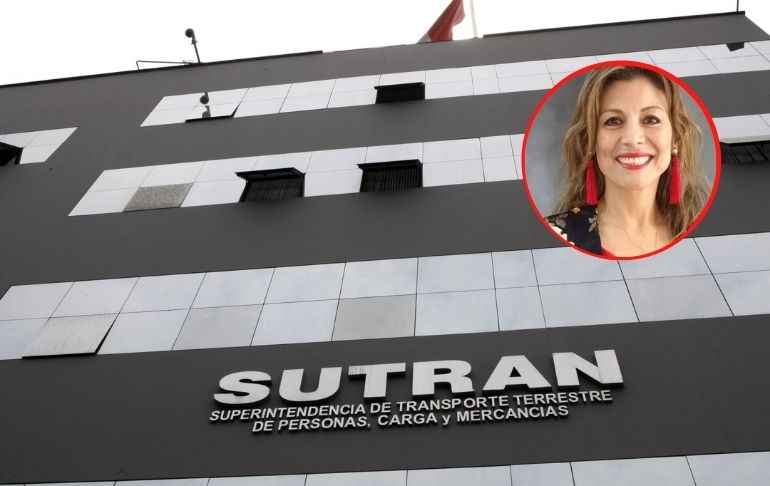 Portada: Designan a Doris Violeta Alzamora como nueva superintendenta de la Sutran