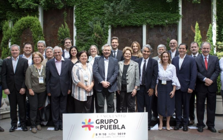 Portada: Políticos izquierdistas del Grupo de Puebla se reunirán en México