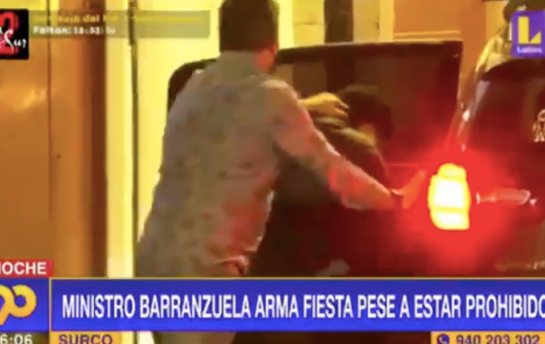 Así huyó Guillermo Bermejo de la juerga de Luis Barranzuela | VIDEO