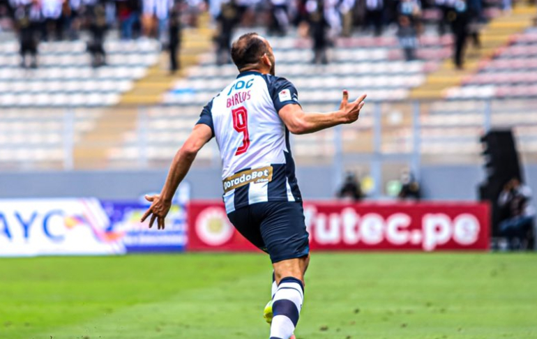 Así fue el gol de Hernán Barcos con el que Alianza Lima vence a Sporting Cristal