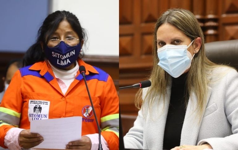 Isabel Cortez acusa a congresistas de demorar debate y Alva le recuerda que fue a pedido de Perú Libre