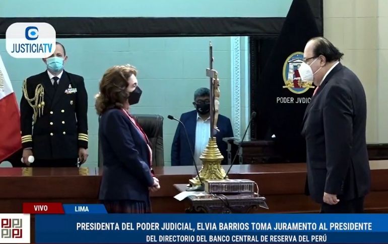Julio Velarde juró al cargo de director del BCR | VIDEO